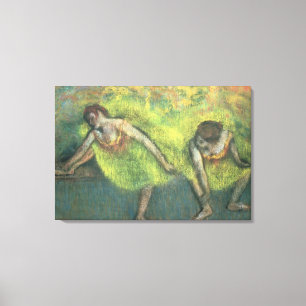 Edgar Degas att koppla av för två dansare Canvastryck