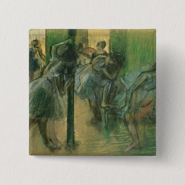 Edgar Degas att repetera för | dansare Knapp (Framsida)