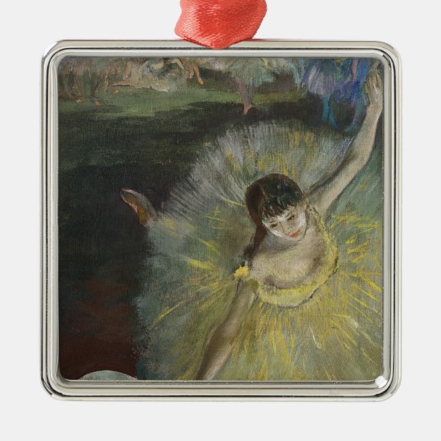 Edgar Degas | avslutar av en Arabesque, 1877 Julgransprydnad Metall (Framsidan)
