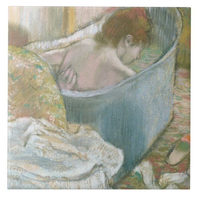 Edgar Degas | badet Kakelplatta (Framsidan)