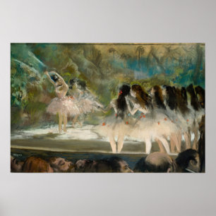 Edgar Degas - Balett på Parisoperan Poster