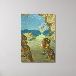 Edgar Degas balettdansören, 1891 Canvastryck