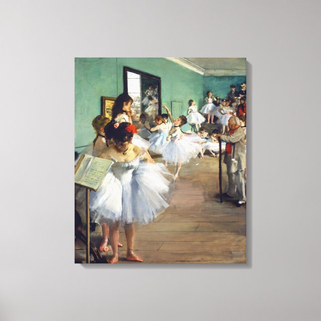 Edgar Degas - Baletten Canvastryck (Framsida)
