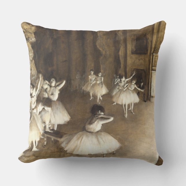 Edgar Degas | balettrepetition Kudde (Framsida)