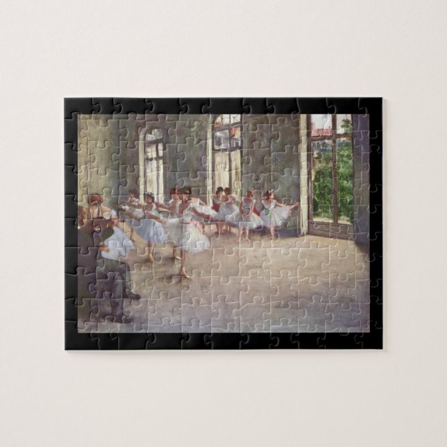 Edgar Degas | balettrepetitionen Pussel (Horisontell)