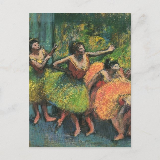 Edgar Degas Ballerina Postcards Vykort (Framsida)