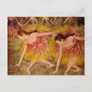 Edgar Degas Ballerina vycard Vykort