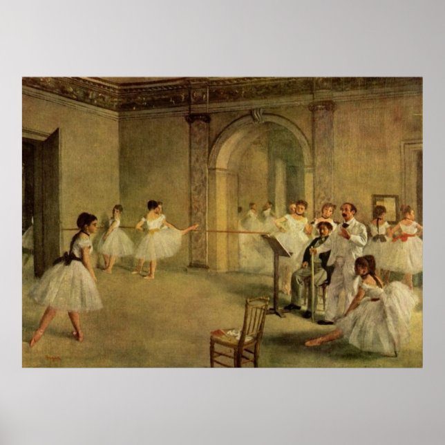 Edgar Degas Ballerinas Canvases, Prints & Poster (Framsidan)
