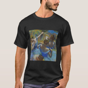 Edgar Degas Ballerina's in Blue Ballet Impressioni T Shirt