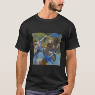 Edgar Degas Ballerinor i Blått Balett Impressioni T Shirt