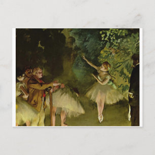 Edgar Degas - Ballet 1875 Dancer Dance Girl tutu Vykort