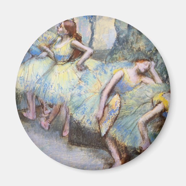 Edgar Degas Ballet Art-målning Magnet (Framsidan)