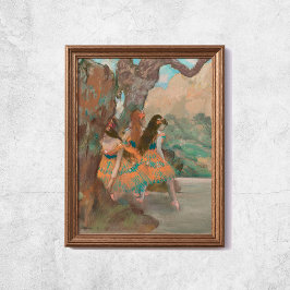 Edgar Degas Ballet Dancers Old Berömd Art Wall Poster