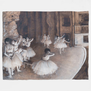 Edgar Degas - Ballet Rehearsal på Stage Fleecefilt