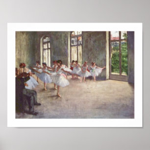 Edgar Degas   Ballet Rehearsal Poster