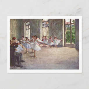 Edgar Degas Ballet Rehearsal Vykort