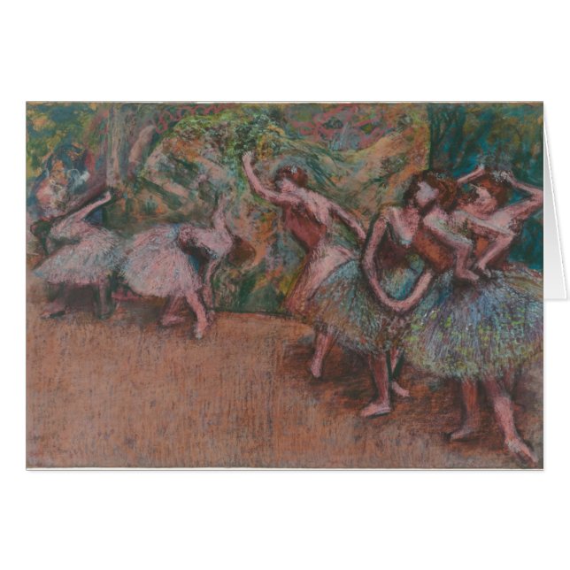 Edgar Degas | Ballet Scene Hälsningskort (Framsidan Horizontal)