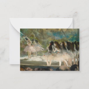 Edgar Degas - Ballet vid Paris Opera Anteckningskort