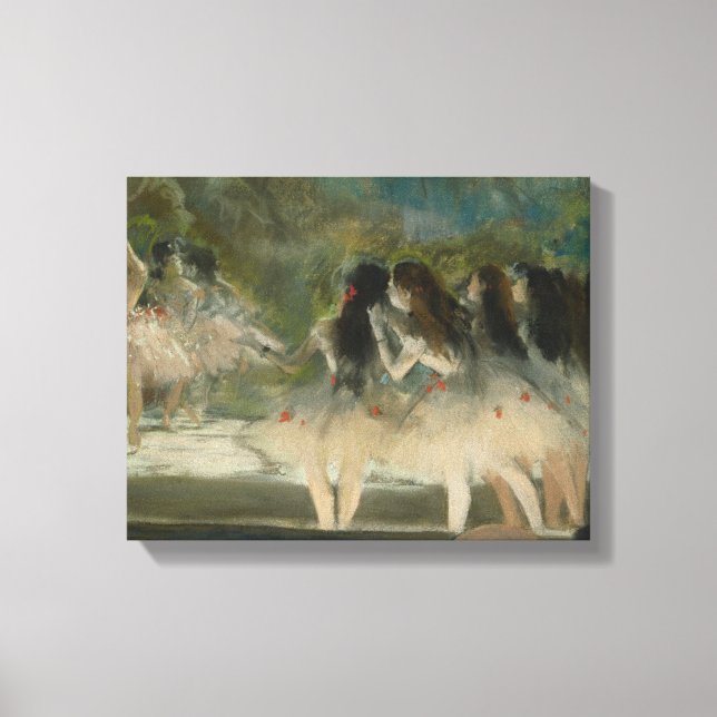 Edgar Degas - Ballet vid Paris Opera Canvastryck (Framsida)