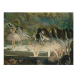Edgar Degas - Ballet vid Paris Opera Fototryck
