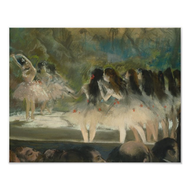 Edgar Degas - Ballet vid Paris Opera Fototryck (Framsidan)