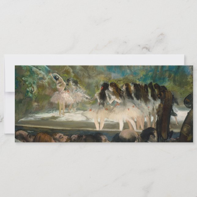 Edgar Degas - Ballet vid Paris Opera Inbjudningar (Framsida)