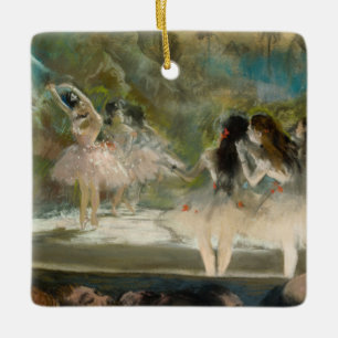 Edgar Degas - Ballet vid Paris Opera Julgransprydnad Keramik