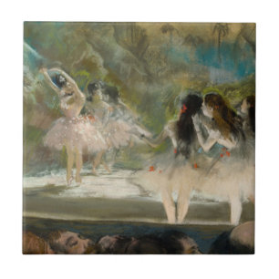 Edgar Degas - Ballet vid Paris Opera Kakelplatta