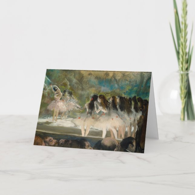 Edgar Degas - Ballet vid Paris Opera Kort (Framsida)