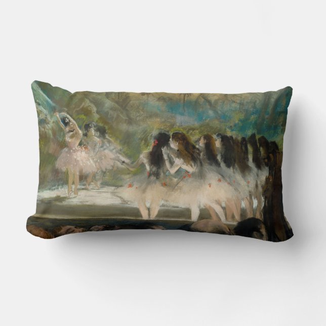 Edgar Degas - Ballet vid Paris Opera Lumbarkudde (Framsida)