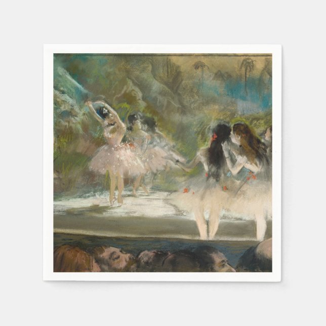 Edgar Degas - Ballet vid Paris Opera Pappersservett (Framsidan)