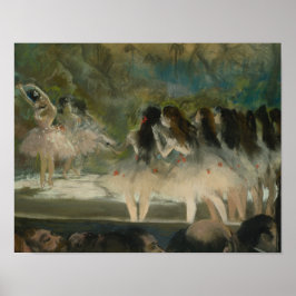 Edgar Degas - Ballet vid Paris Opera Poster