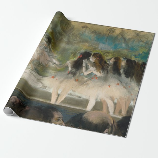 Edgar Degas - Ballet vid Paris Opera Presentpapper (Utrullad)