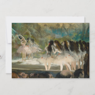 Edgar Degas - Ballet vid Paris Opera Tack Kort