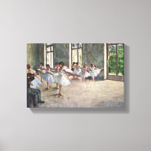 Edgar Degas - Ballettrepetition Canvastryck