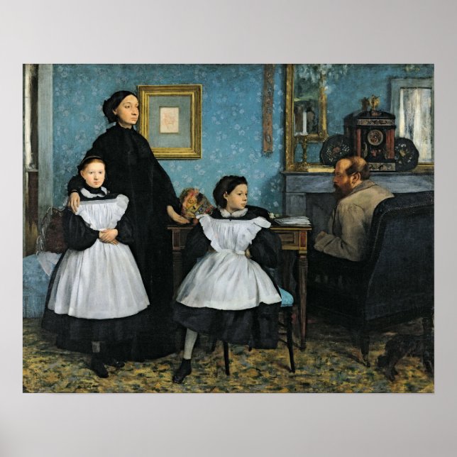 Edgar Degas | Bellelli-familjen, 1858-67 Poster (Framsidan)