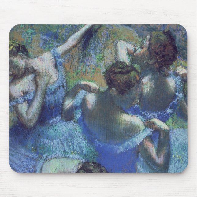 Edgar Degas| Blå dansare, c.1899 Musmatta (Framsidan)