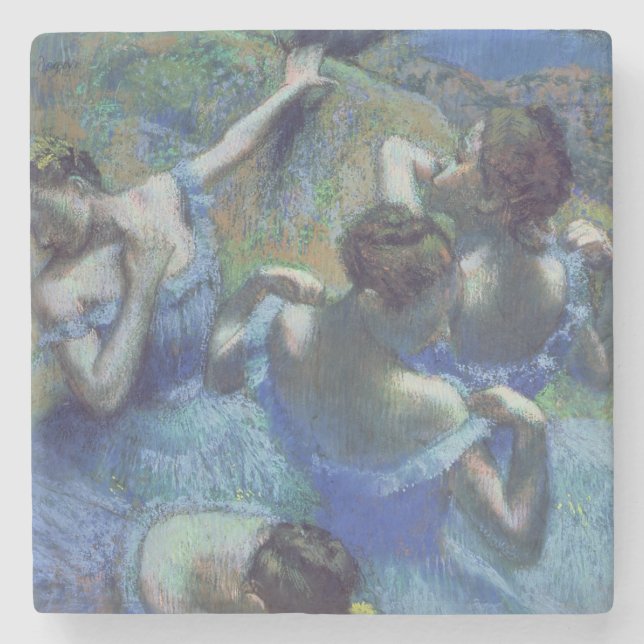 Edgar Degas| Blå dansare, c.1899 Stenunderlägg (Framsidan)
