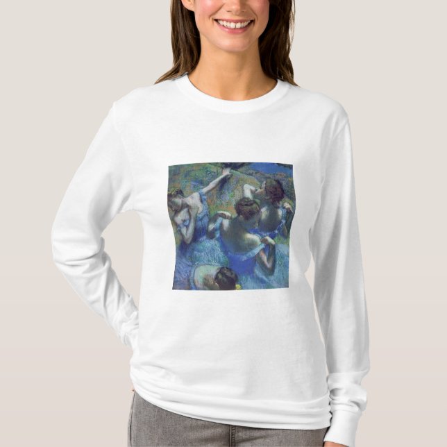 Edgar Degas| Blå dansare, c.1899 T Shirt (Framsida)