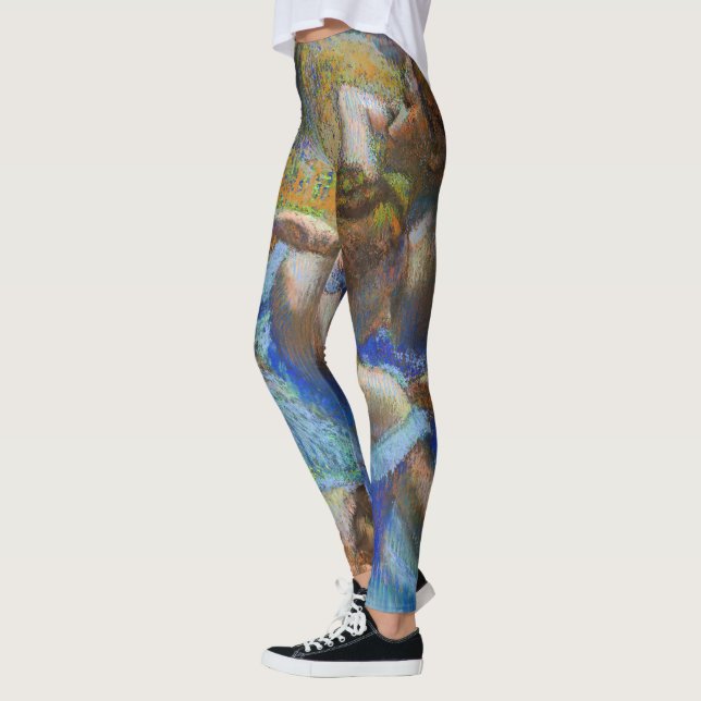 Edgar Degas - Blå dansare Leggings (Vänster)
