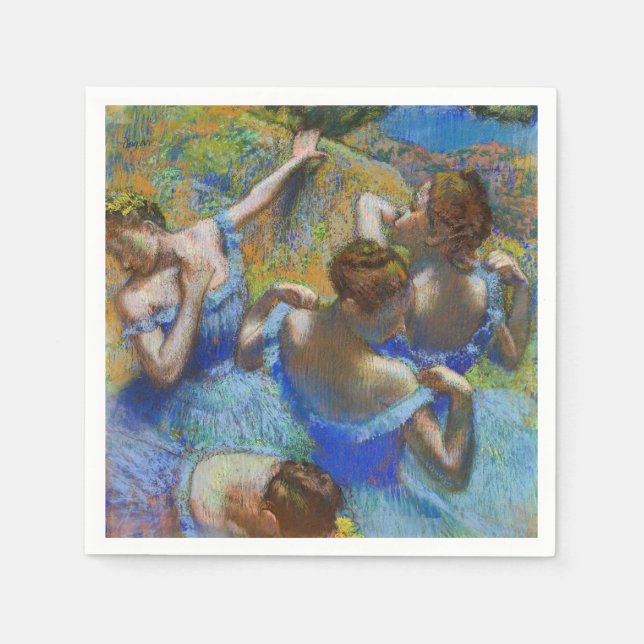 Edgar Degas - Blå dansare Pappersservett (Framsidan)