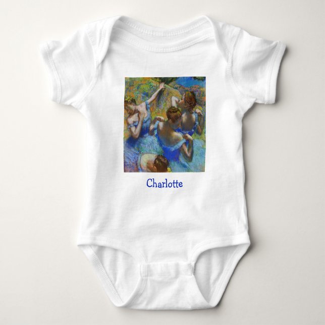 Edgar Degas - Blå dansare T Shirt (Framsida)