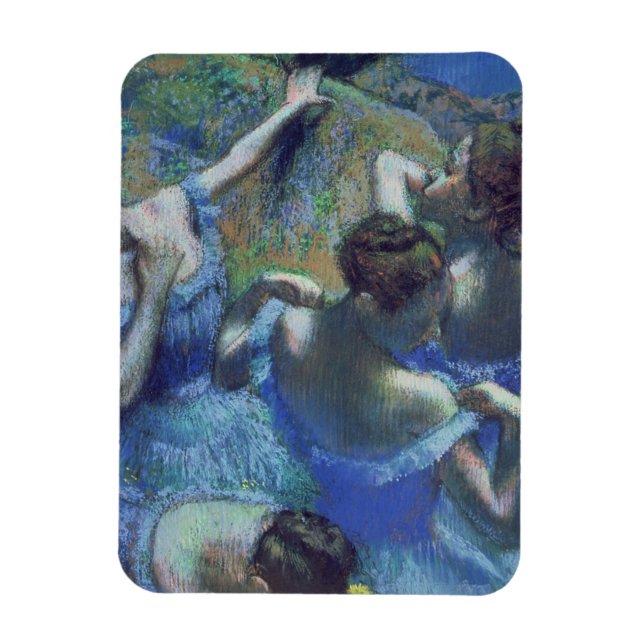 Edgar Degas | Blådansare, c.1899 Magnet (Vertikal)