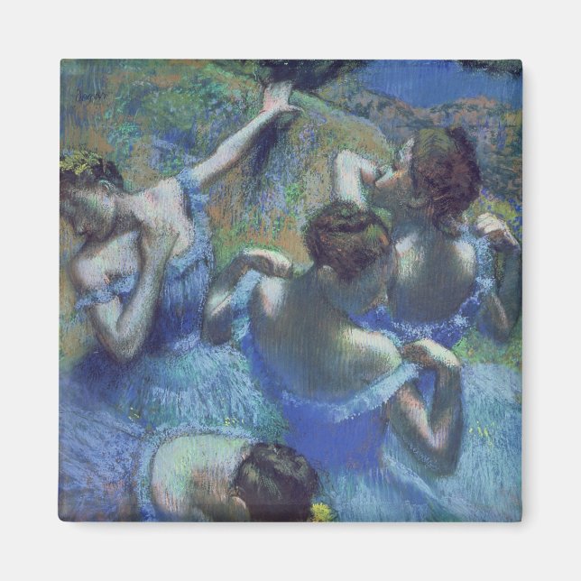Edgar Degas | Blådansare, c.1899 Magnet (Framsidan)