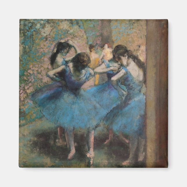 Edgar Degas | Blått dansare, 1890 Magnet (Framsidan)