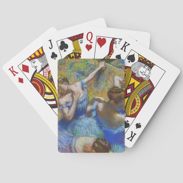 Edgar Degas - Blue Dancers Casinokort (Baksidan)