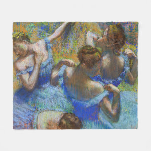 Edgar Degas - Blue Dancers Fleecefilt