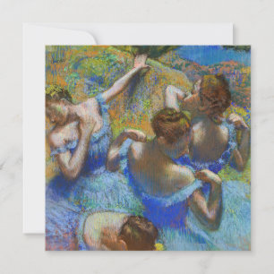 Edgar Degas - Blue Dancers Inbjudningar