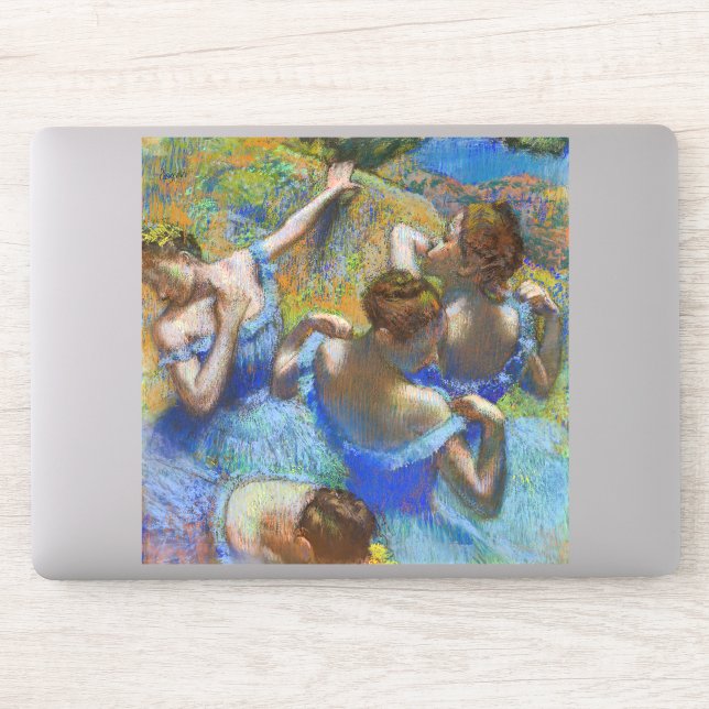 Edgar Degas - Blue Dancers Klistermärken (Dator)