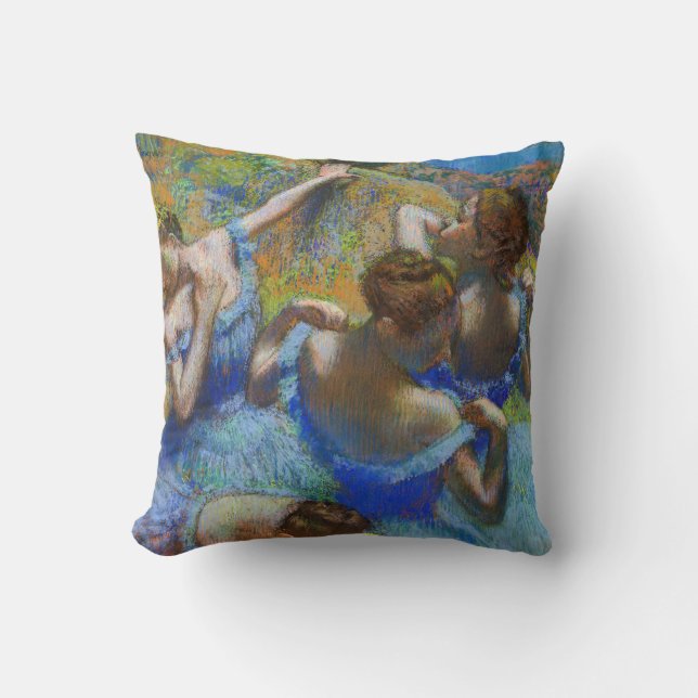 Edgar Degas - Blue Dancers Kudde (Framsida)
